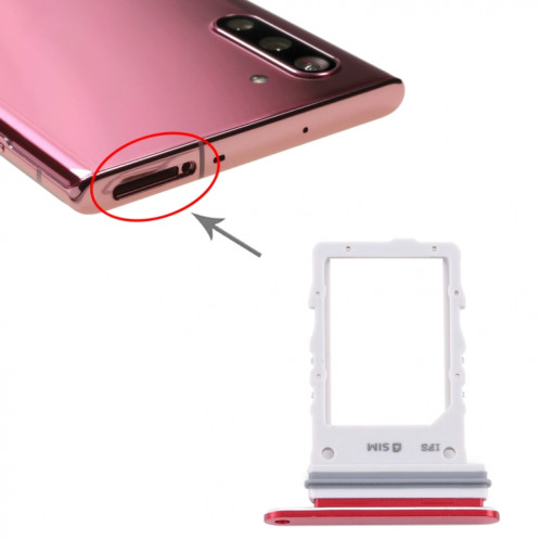 Pour plateau de carte SIM Samsung Galaxy Note10 5G (rouge) SH996R170-34