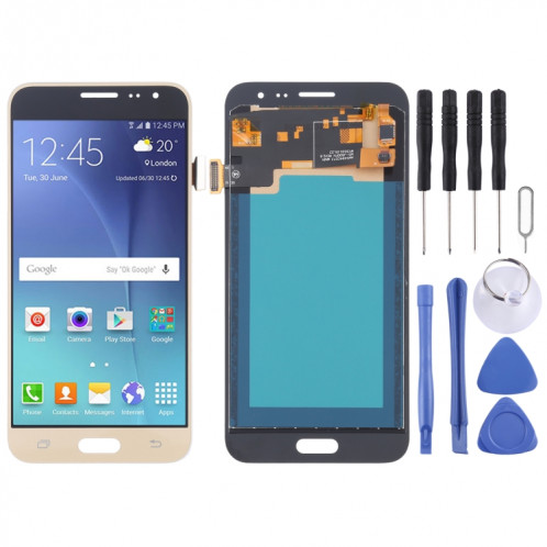 Écran LCD TFT pour Galaxy J5 (2015) J500F, J500FN, J500F/DS, J500G, J500M avec numériseur complet (Or) SH21JL1144-36