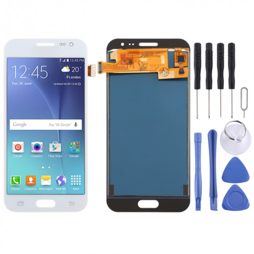 Écran LCD TFT pour Galaxy J2 (2015) / J200F / J200Y / J200G / J200H / J200GU avec numériseur complet (Blanc) SH26WL675-36