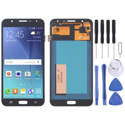 Écran LCD TFT et numériseur complet pour Galaxy J7 (2015) / J700F, J700F/DS, J700H/DS, J700M, J700M/DS, J700T, J700P (Noir) SH27BL888-36