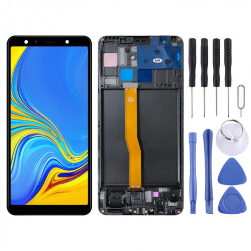 Écran LCD d'origine pour Samsung Galaxy A7 (2018) SM-A750 avec numériseur complet avec cadre SH20961117-36