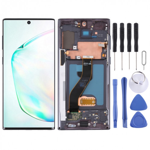 Écran LCD d'origine pour Samsung Galaxy Note10 4G/Note10 5G SM-N971/N970 Assemblage complet du numériseur avec cadre (Noir) SH2109139-35