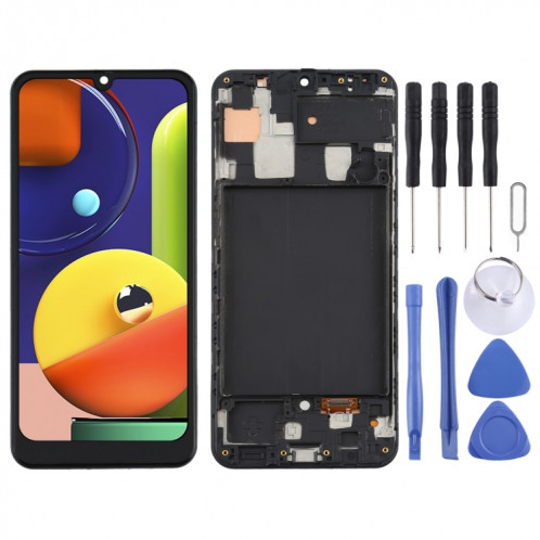 Écran LCD TFT pour Samsung Galaxy A50s Assemblage complet du numériseur avec cadre SH22721755-36