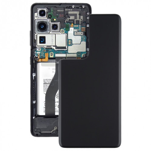 Coque arrière de batterie pour Samsung Galaxy S21 Ultra 5G (noir) SH93BL1869-36