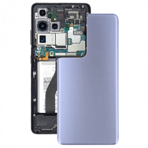 Coque arrière de batterie pour Samsung Galaxy S21 Ultra 5G (violet) SH93PL723-36