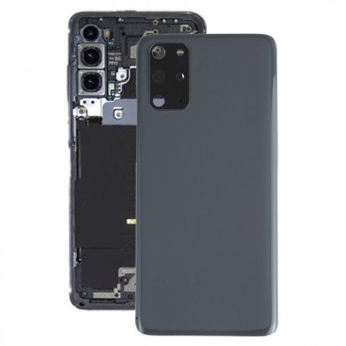 Coque arrière de batterie pour Samsung Galaxy S20+ avec cache d'objectif d'appareil photo (gris) SH80HL765-36