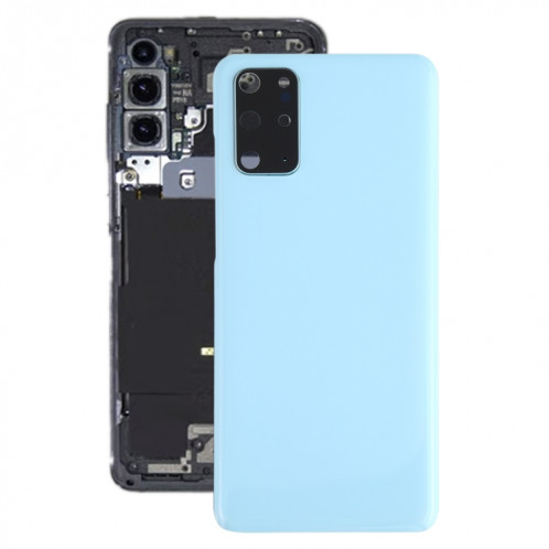 Coque arrière de batterie pour Samsung Galaxy S20+ avec cache d'objectif d'appareil photo (bleu) SH80LL891-36