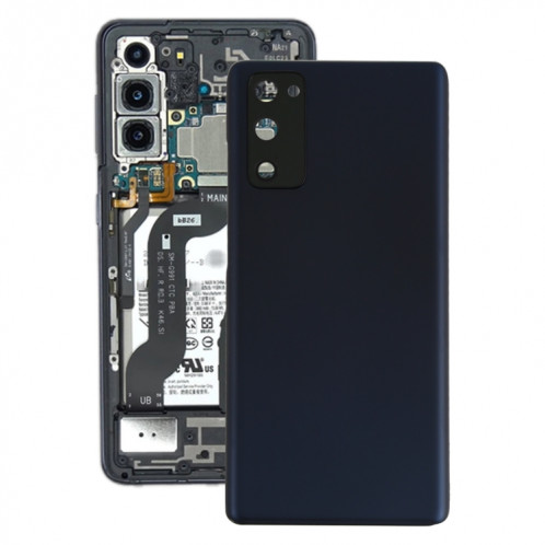 Coque arrière de batterie pour Samsung Galaxy S20 FE avec cache d'objectif d'appareil photo (noir) SH84BL672-36
