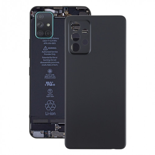 Coque arrière de batterie pour Samsung Galaxy A72 5G (noire) SH30BL157-36