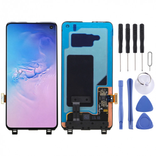 Écran LCD Super AMOLED d'origine pour Galaxy S10 4G avec assemblage complet du numériseur (noir) SH466B986-36