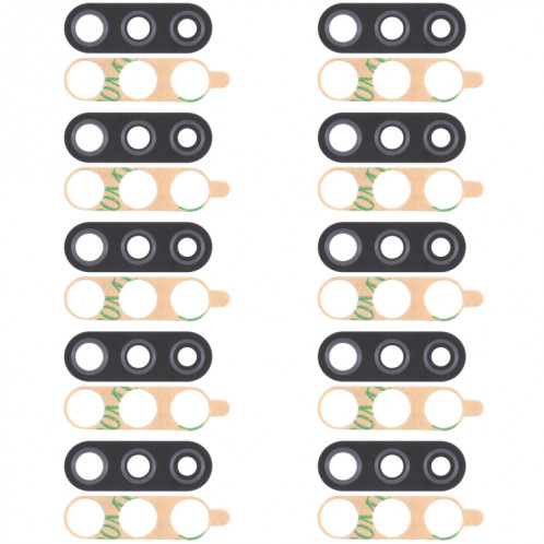 Pour Samsung Galaxy M11 SM-M115 Objectif de caméra arrière 10pcs SH27191871-34