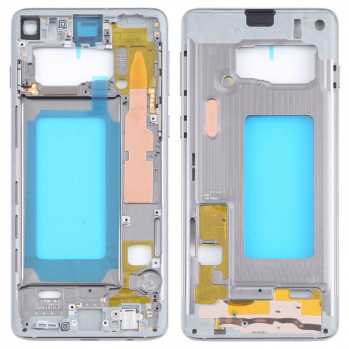 Pour Samsung Galaxy S10 Middle Frame Bezel Plate (Argent) SH771S1798-36