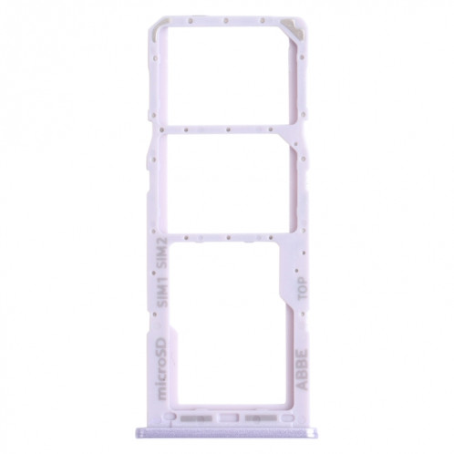 Pour Samsung Galaxy A22 SM-A225 Plateau de carte SIM + Plateau de carte SIM + Plateau de carte Micro SD (Violet) SH789P1778-34