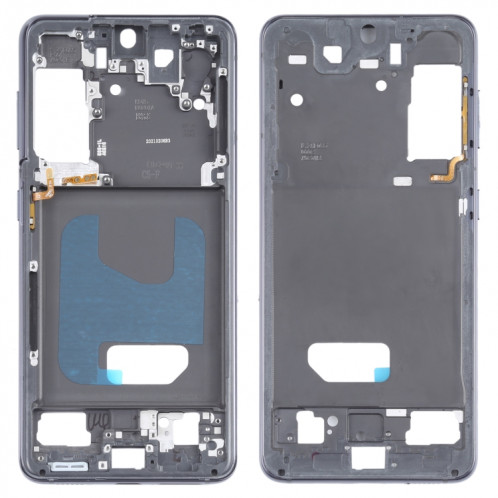 Pour Samsung Galaxy S21 Middle Frame Bezel Plate (Noir) SH842B149-36
