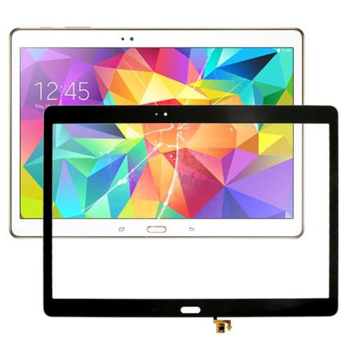 Pour Samsung Galaxy Tab S 10.5 / T800 / T805 Écran tactile avec adhésif optiquement transparent OCA (noir) SH964B1727-36