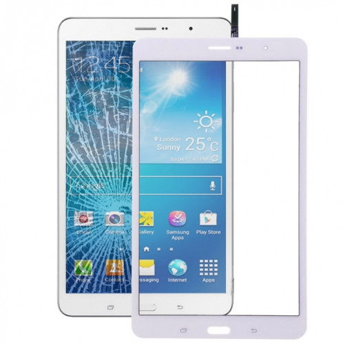 Pour Samsung Galaxy Tab Pro 8.4 / T321 Écran tactile d'origine avec adhésif optiquement transparent OCA (blanc) SH966W1871-36