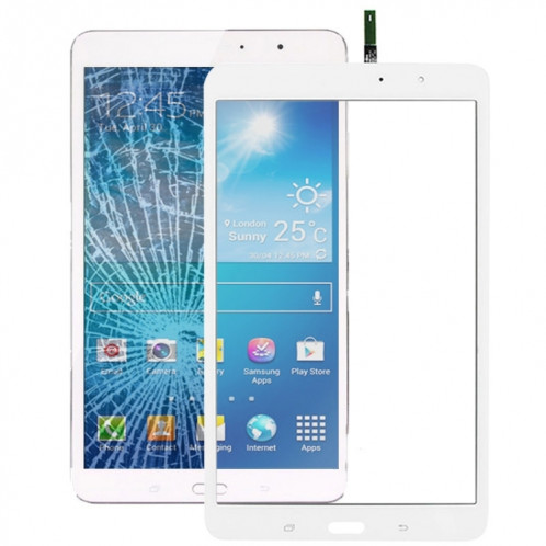 Pour écran tactile Samsung Galaxy Tab Pro 8.4 / T320 avec adhésif optiquement transparent OCA (blanc) SH967W1337-36