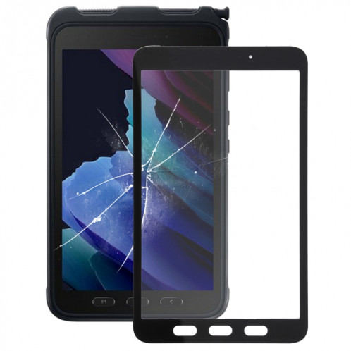 Pour Samsung Galaxy Tab Active3 SM-T570 Lentille en verre extérieure avec adhésif OCA optiquement transparent SH2972621-36