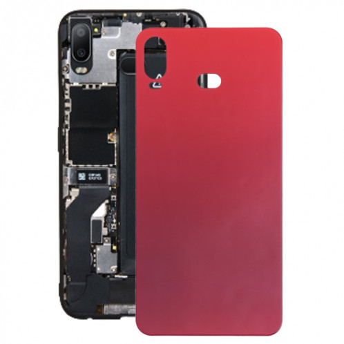 Pour le couvercle arrière de la batterie Galaxy A6s (rouge) SH80RL1120-36