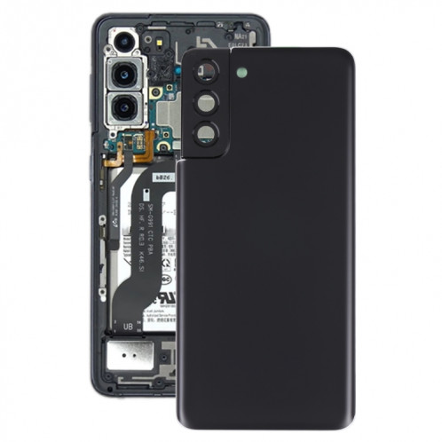 Couverture arrière de la batterie avec couvercle de la lentille de caméra pour Samsung Galaxy S21 + 5G (Noir) SH68BL810-36
