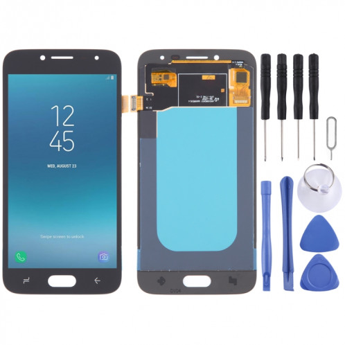 Écran LCD matériel OLED et assemblage complet de numériseur pour Samsung Galaxy J2 Pro 2018 SM-J250 (noir) SH81BL1839-37