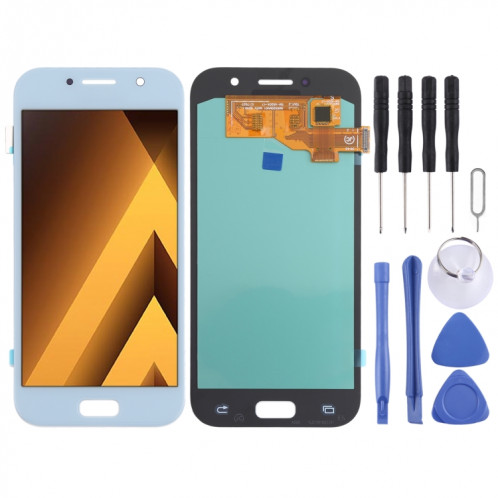 Écran LCD OLED pour Samsung Galaxy A5 (2017) SM-A520 avec assemblage complet du numériseur (Bleu) SH88LL1443-36