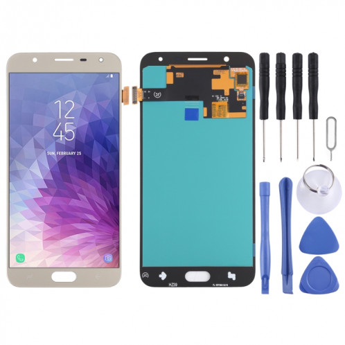 Écran LCD OLED pour Samsung Galaxy J4 2018 SM-J400 avec assemblage complet du numériseur (or) SH092J1756-36