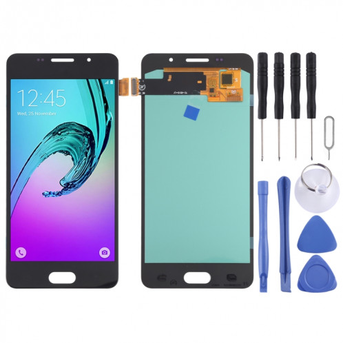 Écran LCD OLED pour Samsung Galaxy A5 (2016) SM-A510 avec assemblage complet du numériseur (Noir) SH96BL1839-36