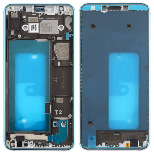 Pour Galaxy A6s Middle Frame Bezel Plate (Bleu) SH263L1824-36