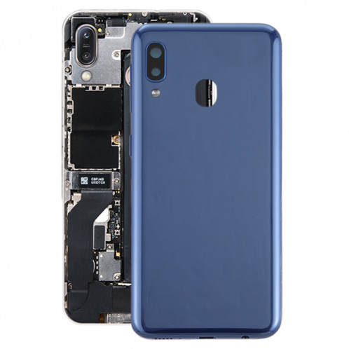 Coque arrière de batterie pour Galaxy A20e avec touches latérales (bleu) SH67LL146-36