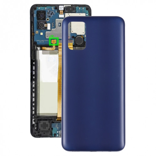 Pour Samsung Galaxy A03S SM-A037F Couvercle arrière de la batterie (Bleu) SH70LL1367-36