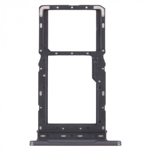 Bac de carte SIM + plateau de carte SIM / plateau de carte micro SD pour Samsung Galaxy Tab A8 10.5 2021 SM-X200 / X205 (noir) SH340B1022-34
