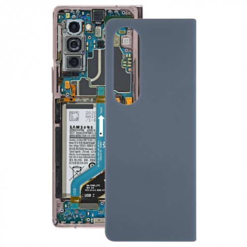 Coque arrière de batterie pour Samsung Galaxy Z Fold4 SM-F936B avec cache d'objectif d'appareil photo (vert) SH593G1258-36