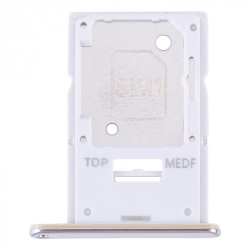 Pour Samsung Galaxy A54 SM-A546 Plateau de carte SIM d'origine + plateau de carte Micro SD (or) SH629J261-34