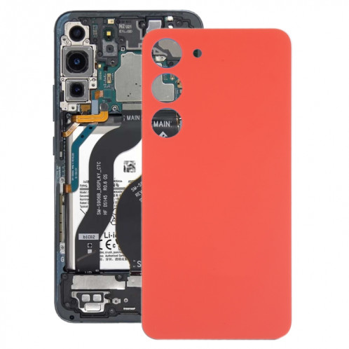 Pour Samsung Galaxy S23 SM-S911B Couvercle arrière de batterie en verre OEM (Orange) SH38EL1013-36