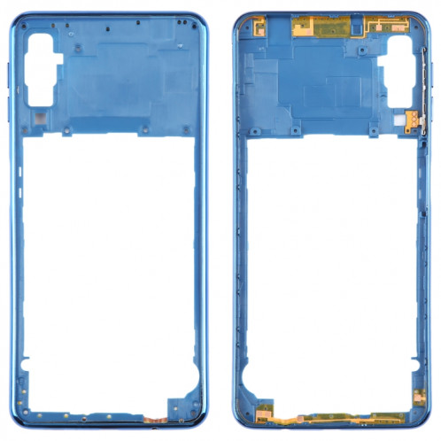 Pour Samsung Galaxy A7 2018 SM-A750 Plaque de cadre central (bleu) SH683L1774-36