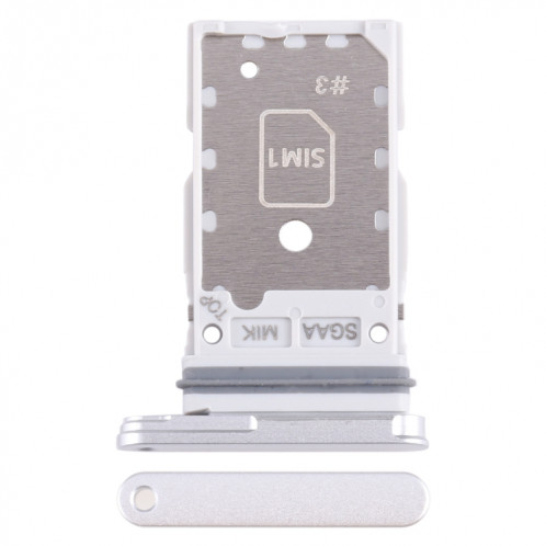 Pour Samsung Galaxy S23 FE SM-S711B Plateau de carte SIM + SIM d'origine (argent) SH824S1990-34