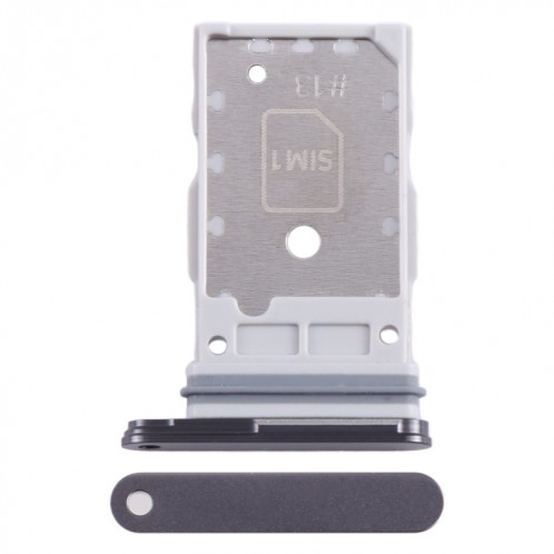 Pour Samsung Galaxy S24 / S24+ 5G SIM + Plateau pour carte SIM (Noir) SH843B966-34