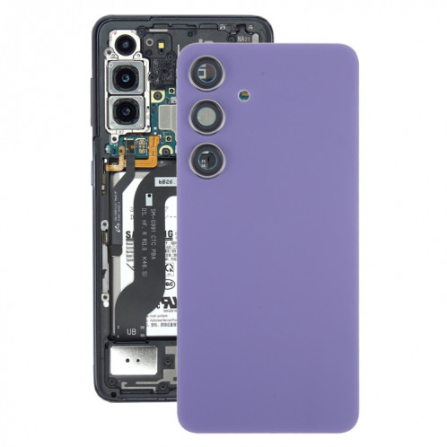 Pour Samsung Galaxy S24 SM-S921B Couvercle arrière de batterie OEM avec couvercle d'objectif d'appareil photo (violet) SH68PL1316-37
