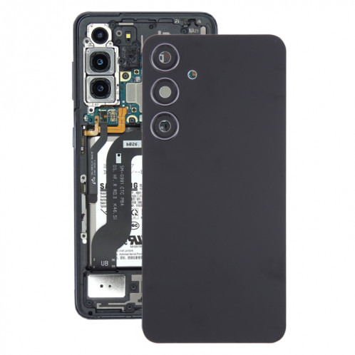 Pour Samsung Galaxy S24 + SM-S926B Couvercle arrière de batterie OEM avec couvercle d'objectif d'appareil photo (noir) SH69BL949-37