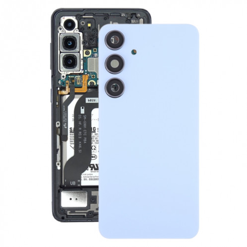 Pour Samsung Galaxy S24 + SM-S926B Couvercle arrière de batterie OEM avec couvercle d'objectif d'appareil photo (bleu) SH69LL1852-37