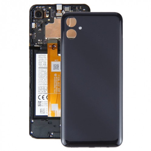 Pour Samsung Galaxy A04e SM-A042F Couvercle arrière de la batterie d'origine (noir) SH86BL748-37