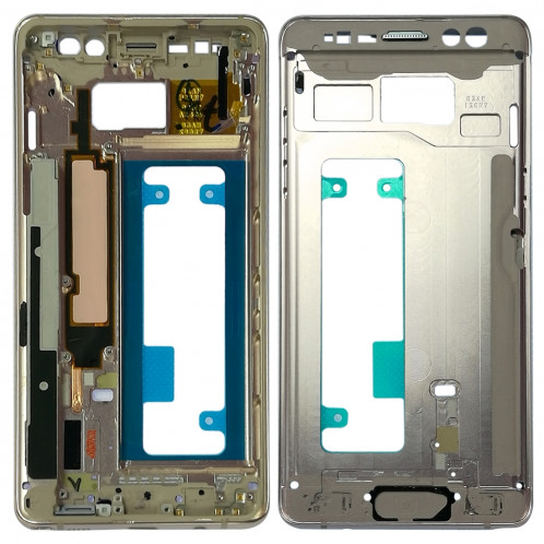 Plaque de cadre central pour Galaxy Note FE, N935, N935F / DS, N935S, N935K, N935L (bleu) SH227L600-36