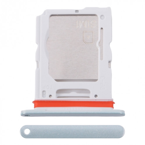 Pour Samsung Galaxy M55 SM-M556B Tiroir de carte SIM d'origine + Tiroir de carte SIM / Tiroir de carte Micro SD (Vert) SH241G1650-34