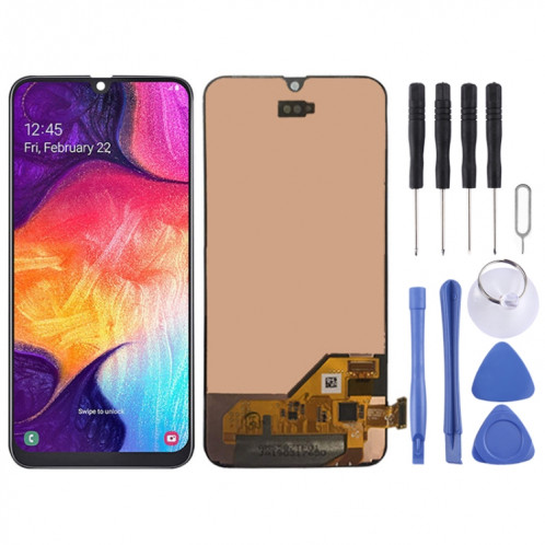 Écran LCD Super AMOLED d'origine pour Galaxy A40 SM-A405F/DS, SM-A405FN/DS, SM-A405FM/DS avec assemblage complet du numériseur (Noir) SH431B462-36