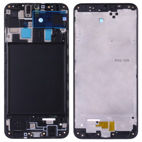 Pour Galaxy A20 SM-A205F/DS, A205FN, A205GN/DS, A205YN, A205G/DS Boîtier avant LCD Frame Bezel Plate (Noir) SH623B1272-36