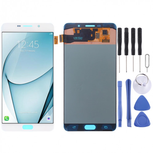 Écran LCD Super AMOLED d'origine pour Galaxy A9 Pro (2016) / A910F Digitizer Full Assembly (Blanc) SH36WL767-36