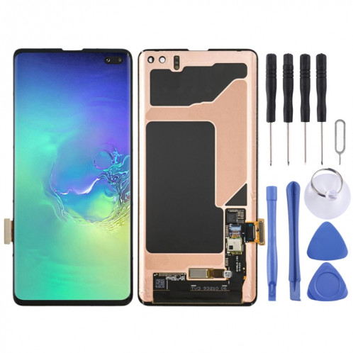 Écran LCD Super AMOLED d'origine pour Galaxy S10+ (Assemblage complet du numériseur Noir) SH677B914-36