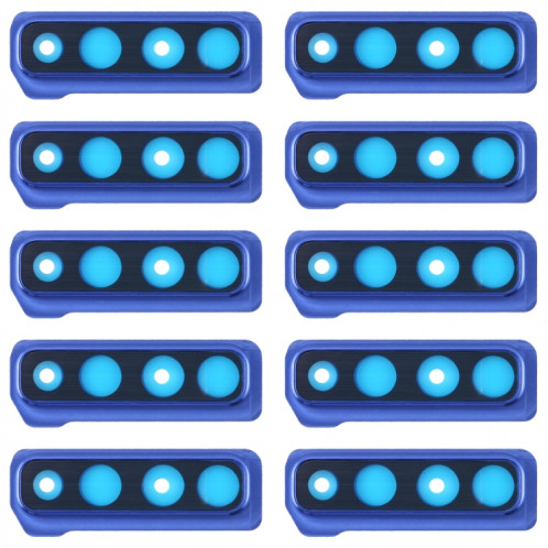 Pour Galaxy A9 (2018) A920F/DS 10 pièces Couvercle d'objectif d'appareil photo (Bleu) SH360L1780-35