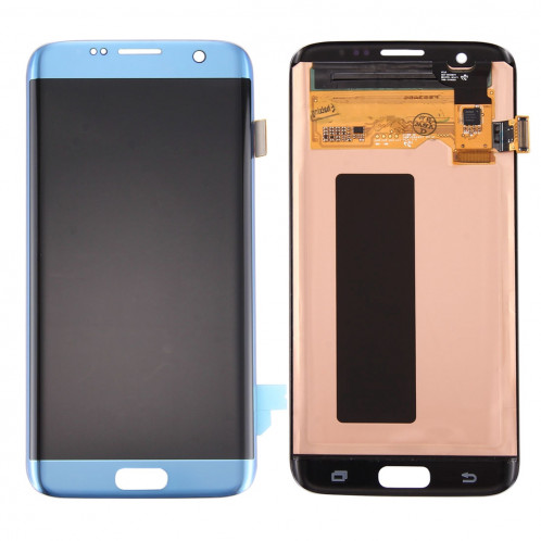 iPartsAcheter pour Samsung Galaxy S7 Bord / G9350 / G935F / G935A / G935V Écran LCD Original + Écran Tactile Digitizer Assemblée (Bleu) SI01LL1467-36